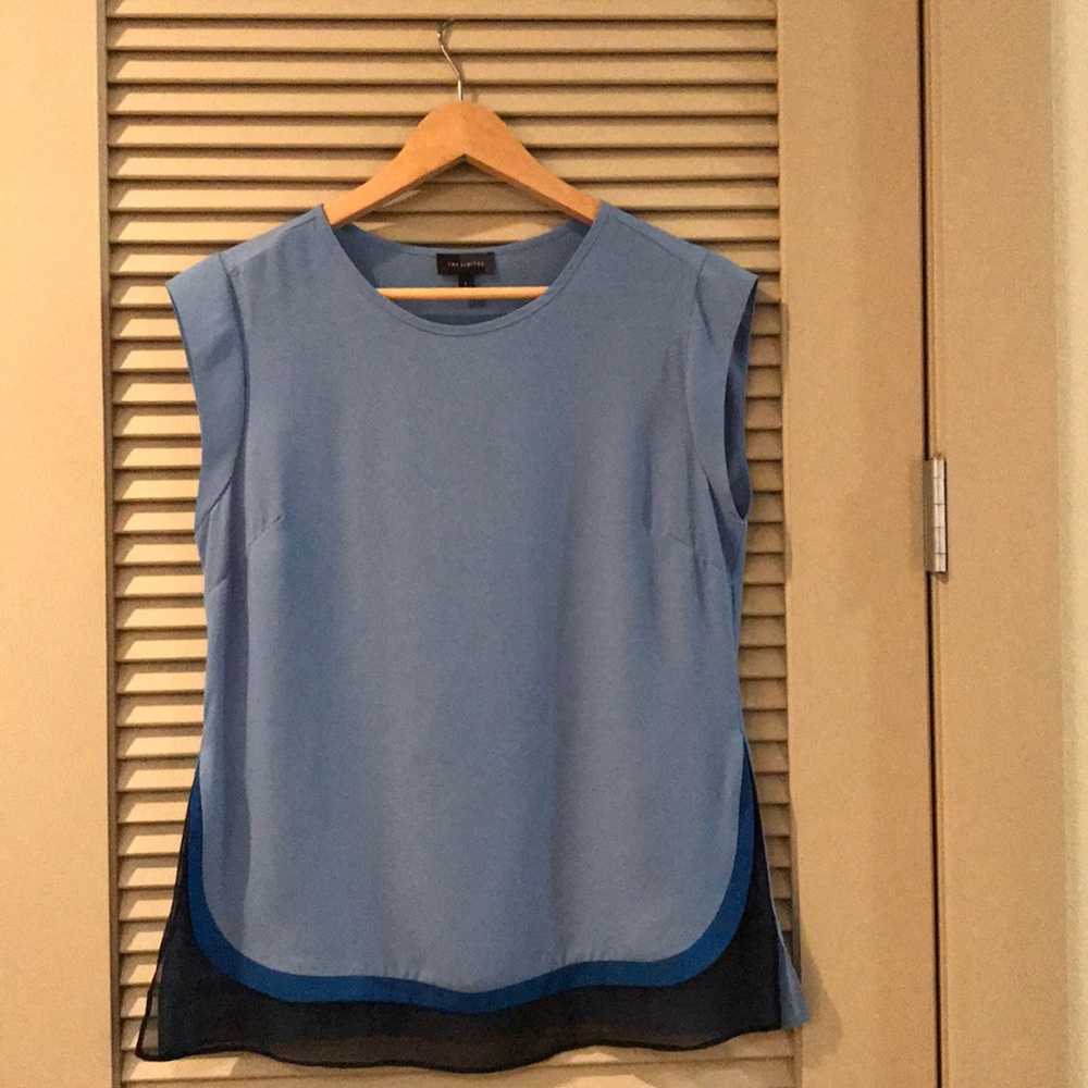 Light blue blouse